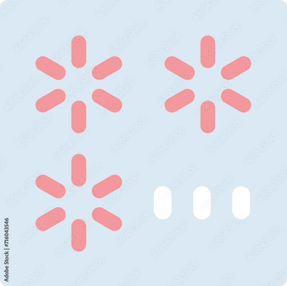 Obraz premium Gas stove icon 