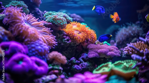 Dream Coral reef saltwater aquarium tank scene photo