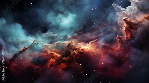 galaxy cosmic illustration background