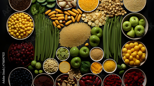 Creative neatly arranged fo...
