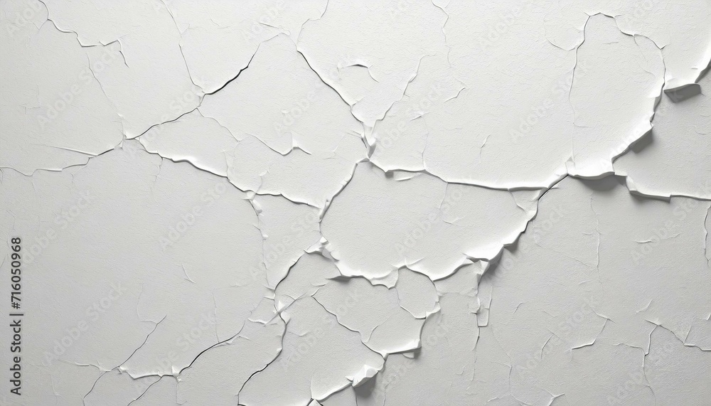 Fototapeta premium Wall with cracks spreading across