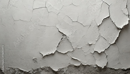 Wall with cracks spreading across