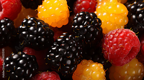 Background of fresh fruits ...