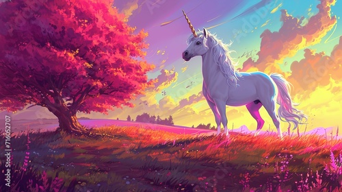 illustration of a unicorn photo