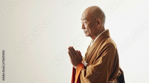 お坊さんのイメージ - image of Japanese Monk - No2-8 Generative AI