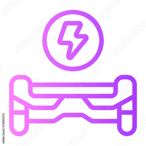 hoverboard gradient icon