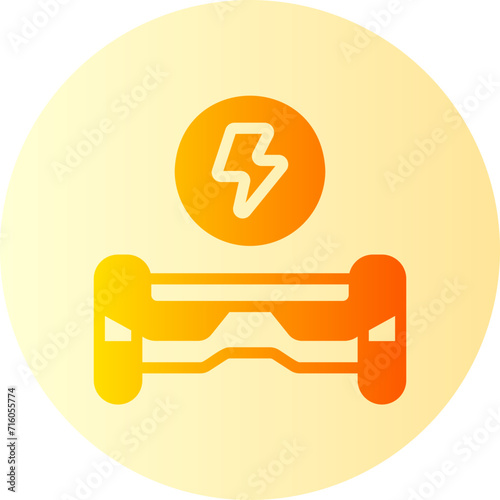hoverboard gradient icon