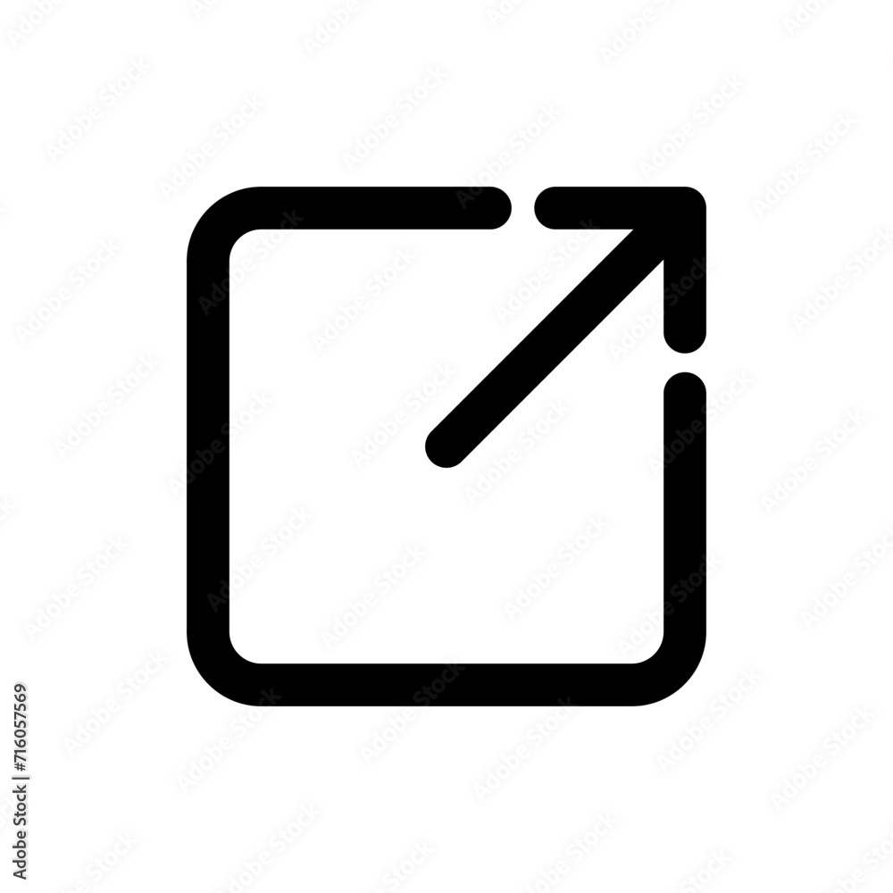 External link icon vector. link icon vector. hyperlink symbol External link icon vector. link icon vector. hyperlink symbol