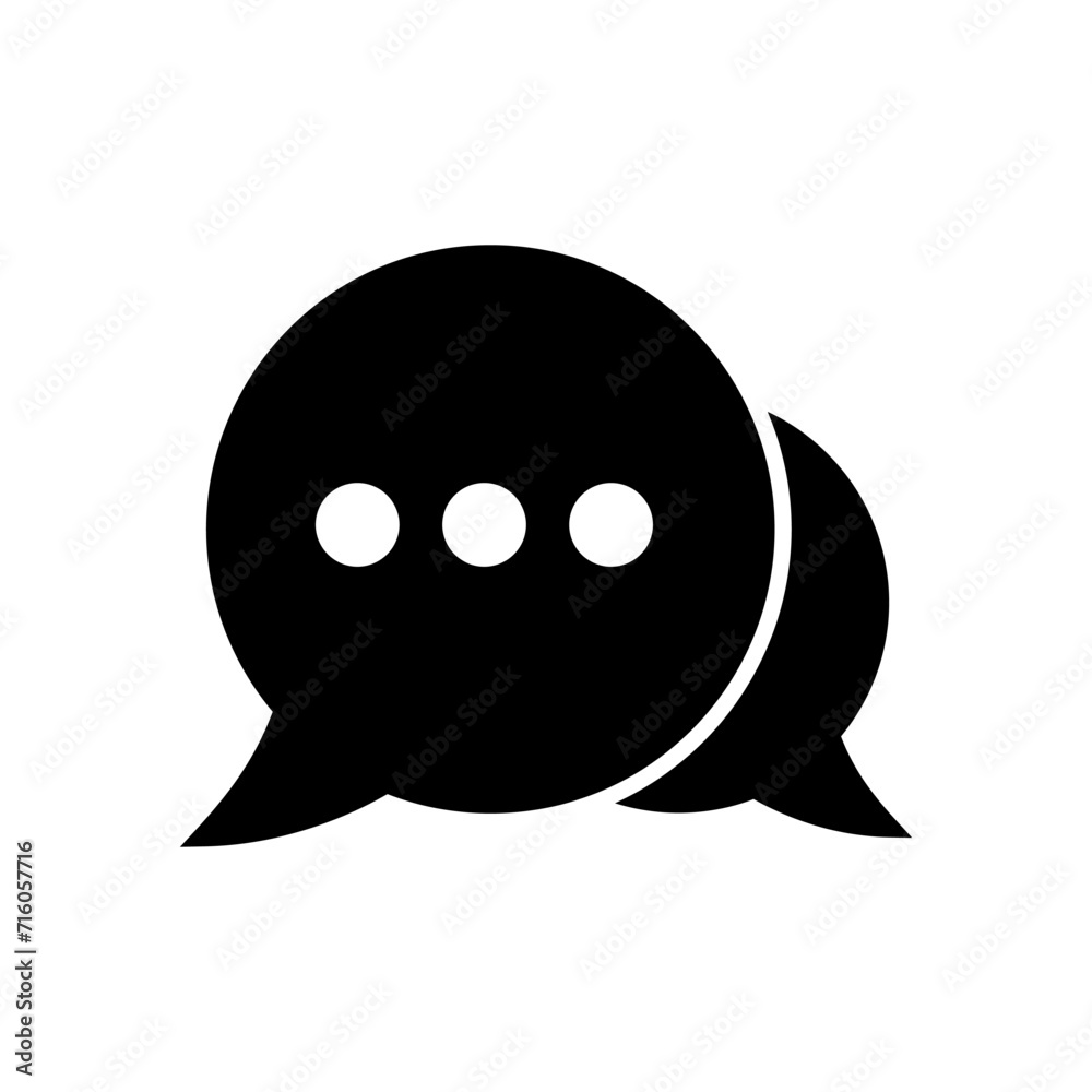 Chat icon vector. speech bubble icon. comment icon vector. message. contact us Chat icon vector. speech bubble icon. comment icon vector. message. contact us