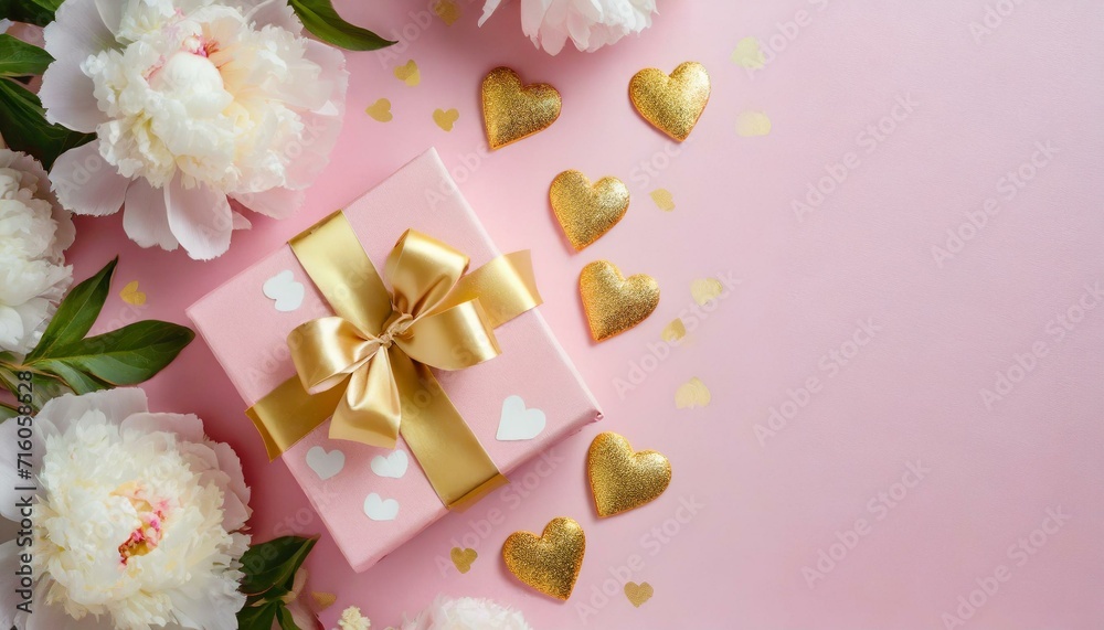 Valentine gifts with gold hearts Valentine gifts with gold hearts