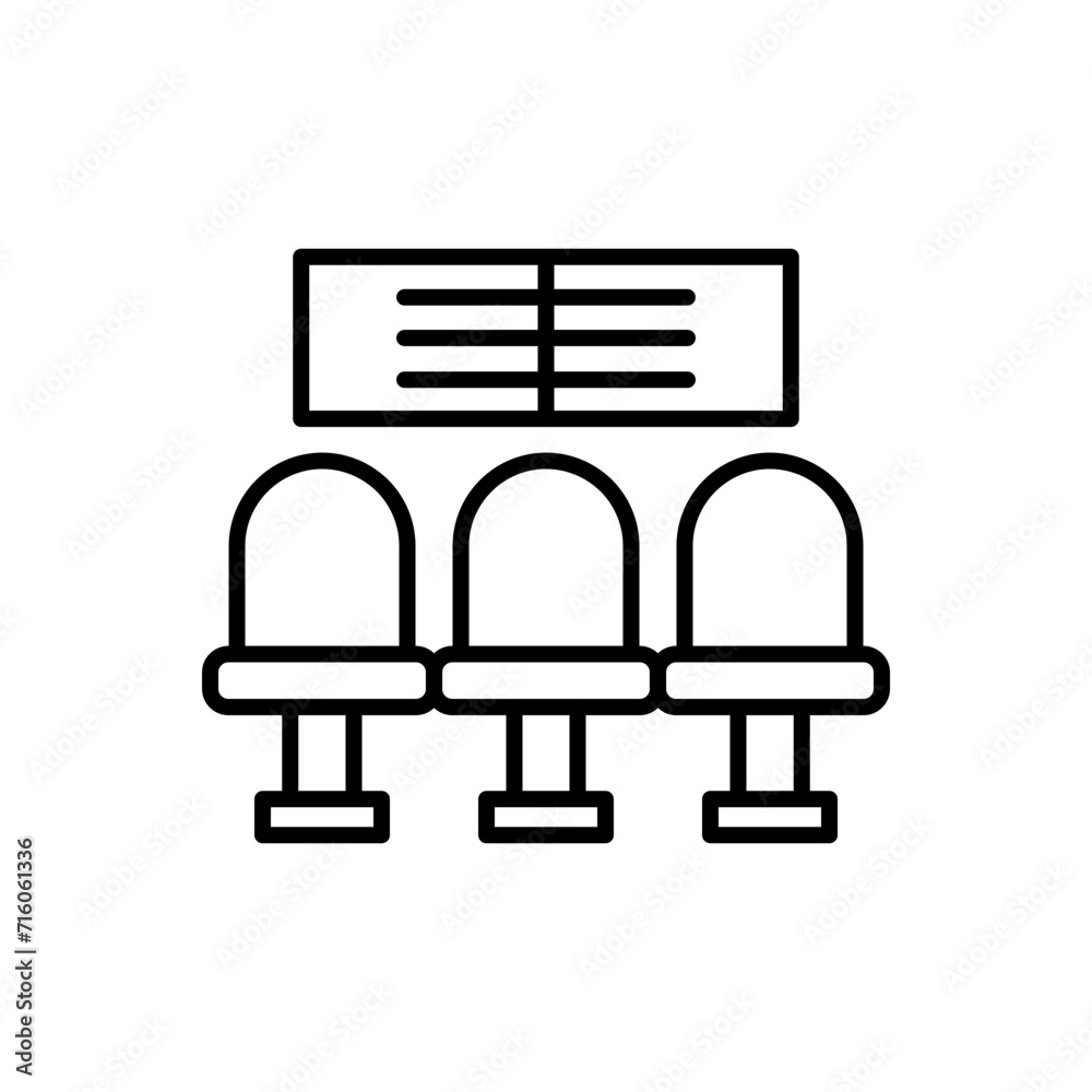 Lounge chair outline icons, minimalist vector illustration ,simple transparent graphic element .Isolated on white background Lounge chair outline icons, minimalist vector illustration ,simple transparent graphic element .Isolated on white background