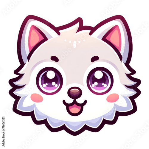 Adorable Wolf Mascot