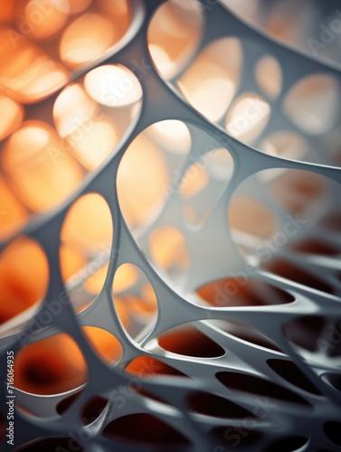 Abstract 3d mesh background. Generative AI.