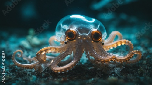 octopus in the sea © Shafiq