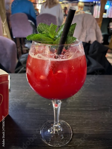 cocktail with ice