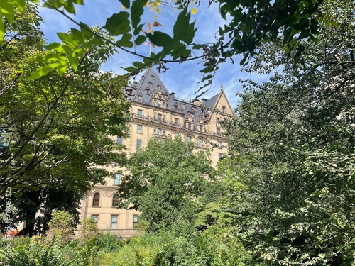 building in the park