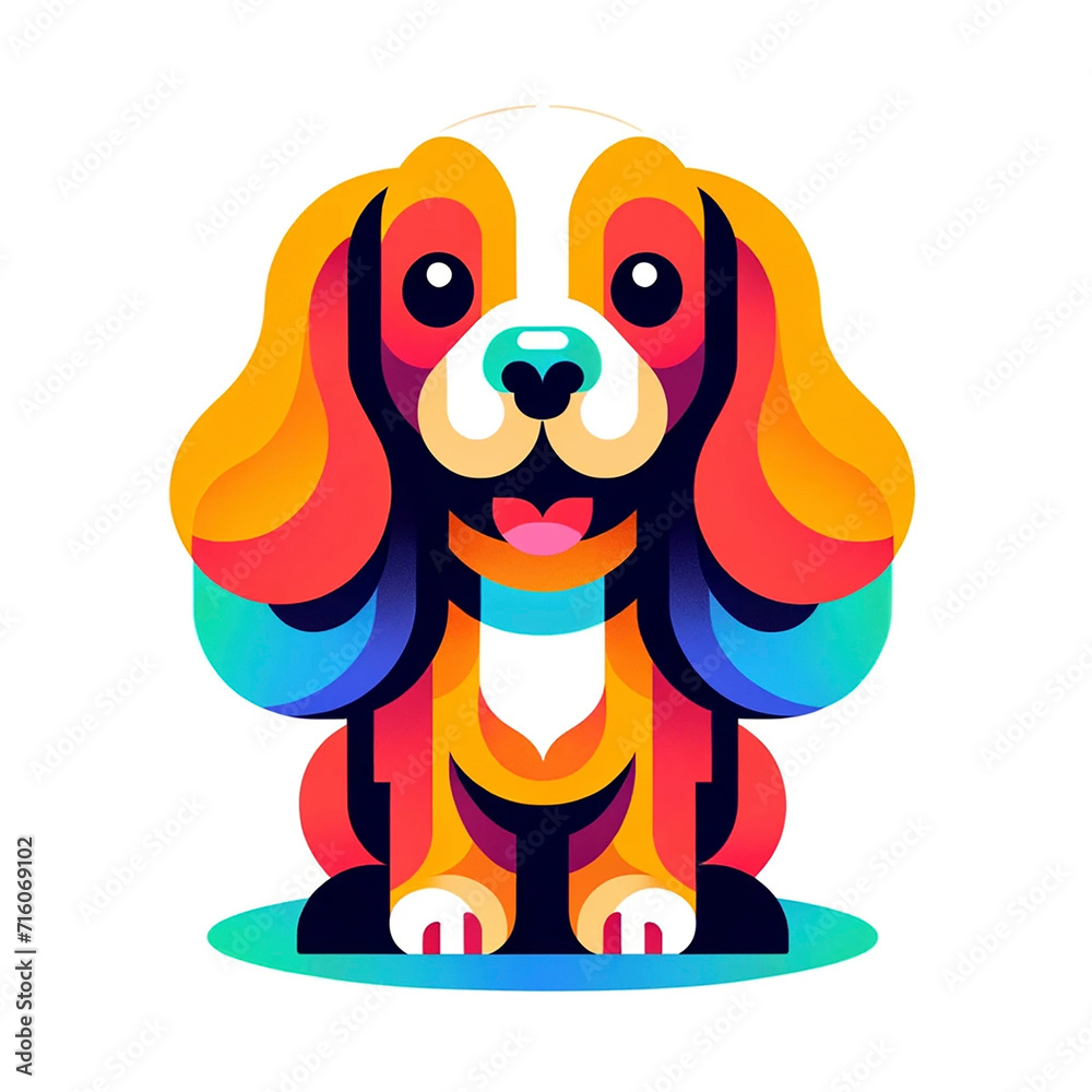 Obraz premium dog illustration
