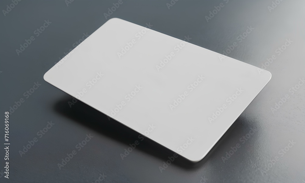 白い紙のカードのクローズアップ、コピースペース、無地背景|Close-up of white paper card, copy space, plain background. Generative AI 白い紙のカードのクローズアップ、コピースペース、無地背景|Close-up of white paper card, copy space, plain background. Generative AI