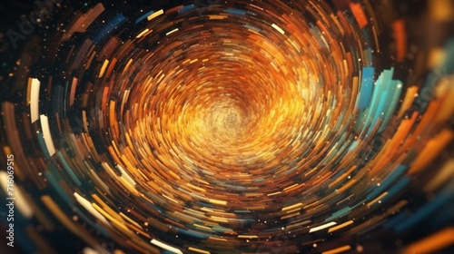 Wallpaper Mural Abstract digital backdrop capturing the whirlwind Ai Generative Torontodigital.ca