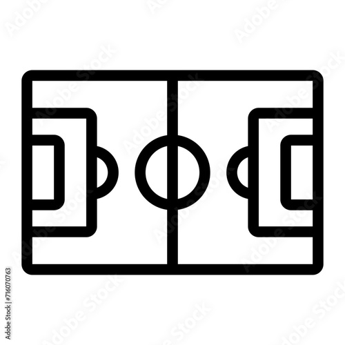 football field line icon