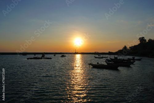 fishing boat in the sea