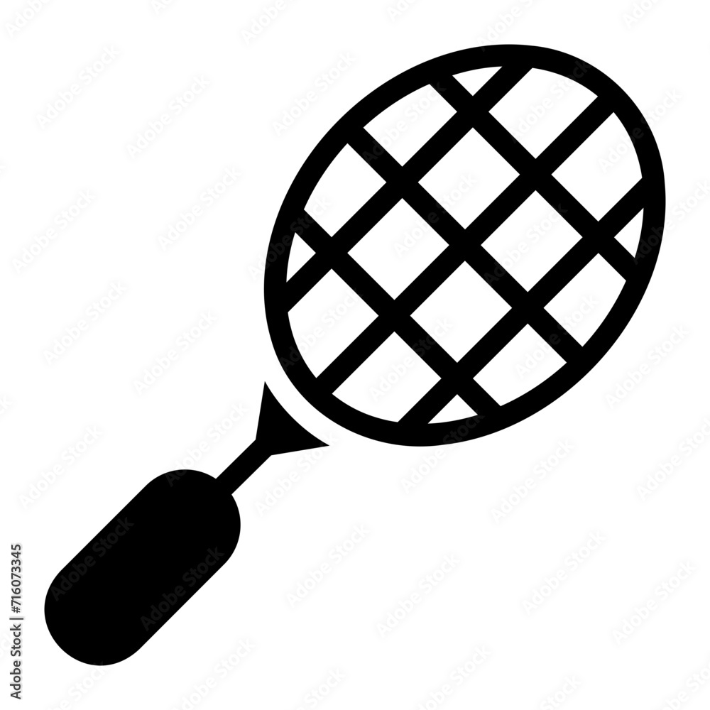 badminton glyph icon