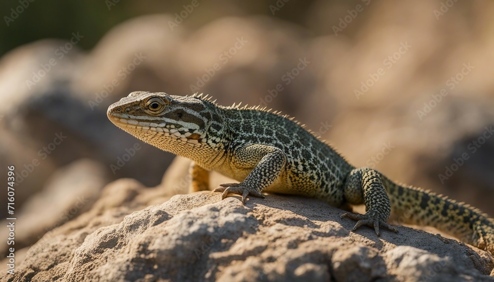 Sand Lizard basking on a Rock, a sand lizard absorbing the warmth on a sunlit rock, the mottled Sand Lizard basking on a Rock, a sand lizard absorbing the warmth on a sunlit rock, the mottled