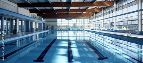 indoor swimming pool, health swimming sports room, private swimming pool
