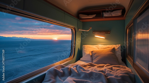 sleeper train across the trans siberian raliway