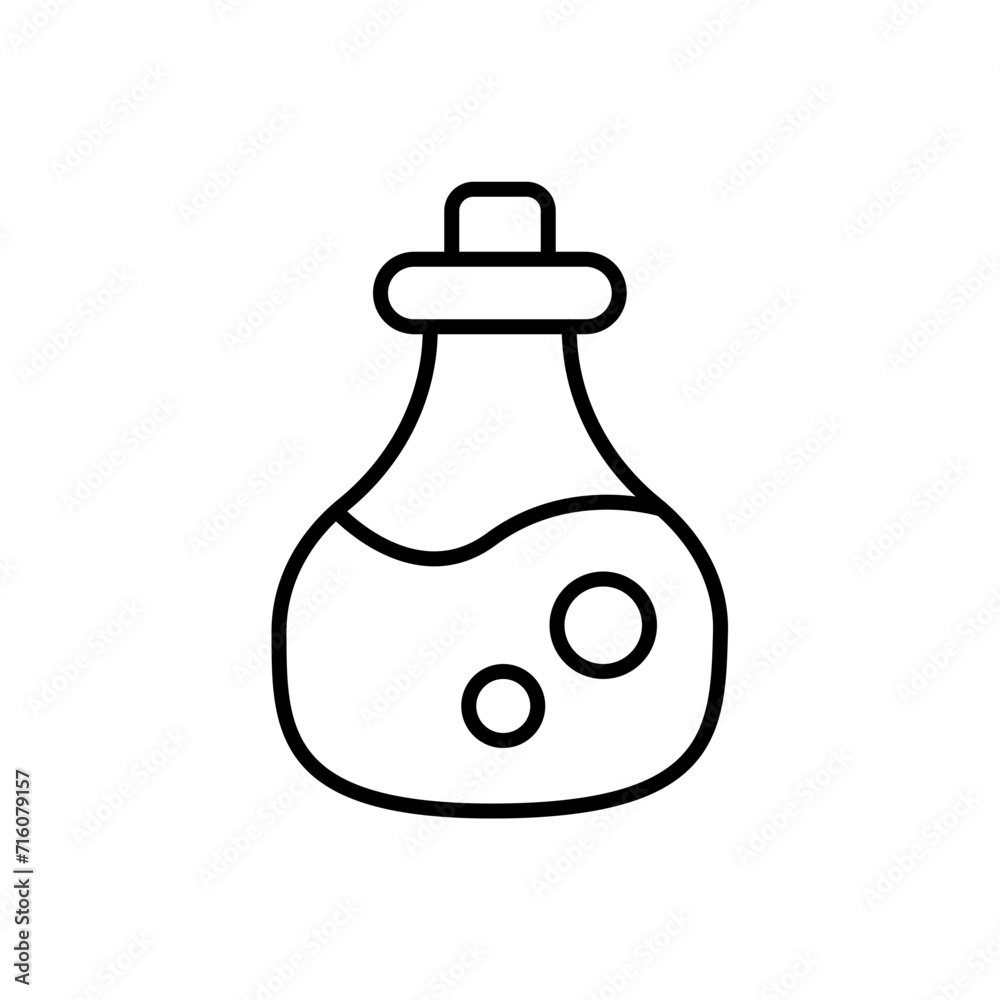 Potion outline icons, minimalist vector illustration ,simple transparent graphic element .Isolated on white background Potion outline icons, minimalist vector illustration ,simple transparent graphic element .Isolated on white background