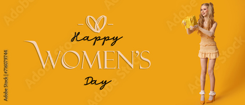 Beautiful young girl dresse...