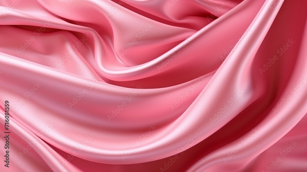 Obraz premium Abstract background pink fabric Ai Generative