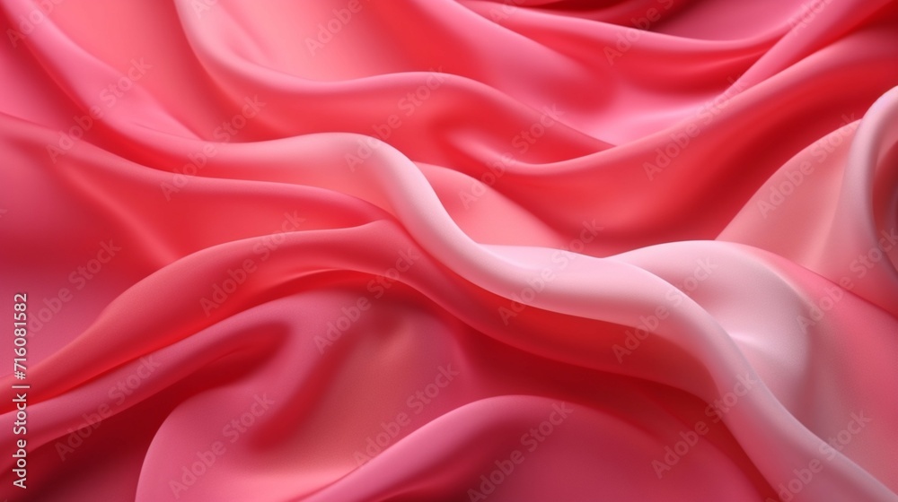 Obraz premium Abstract background pink fabric Ai Generative