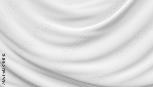 Abstract white fabric texture background, soft wave background. High quality photo