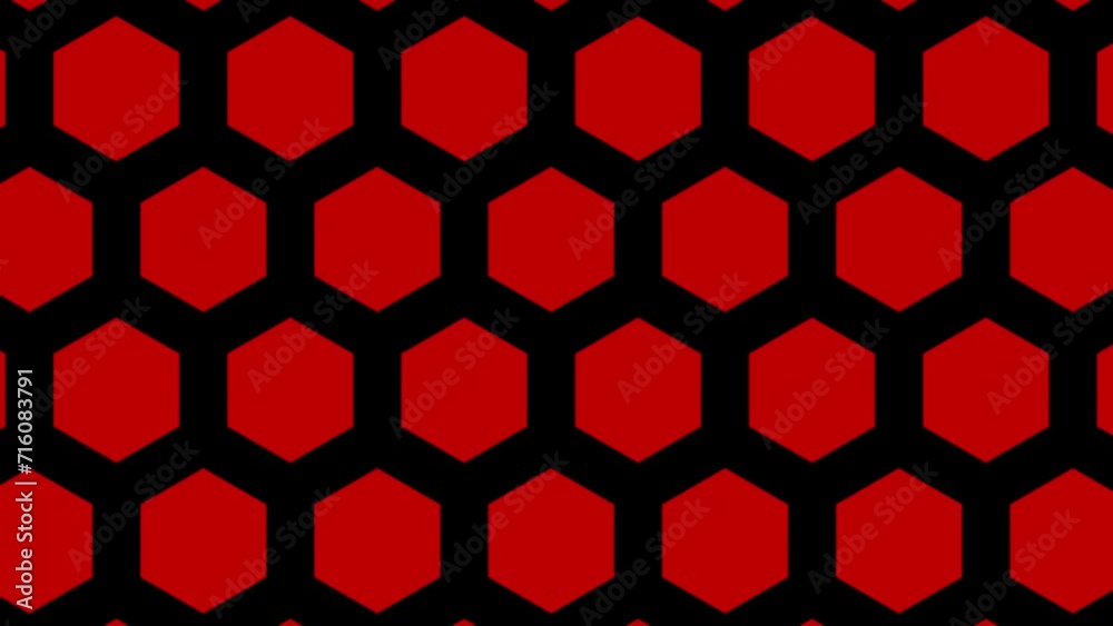 Pulse Red Hexagon Background. Pulse Red Hexagon Background.