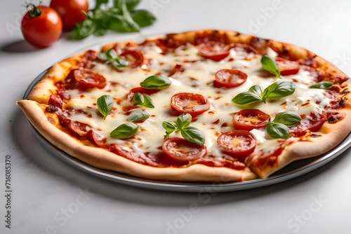 Severing the Art of Flavors Exploring Food pizza with melted cheese from Every Angle AI Generated Best Photo