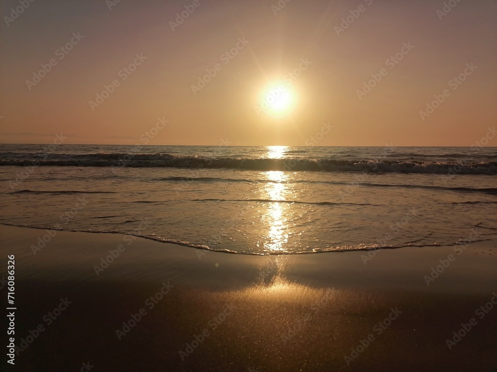 Fototapeta premium sunset on the beach