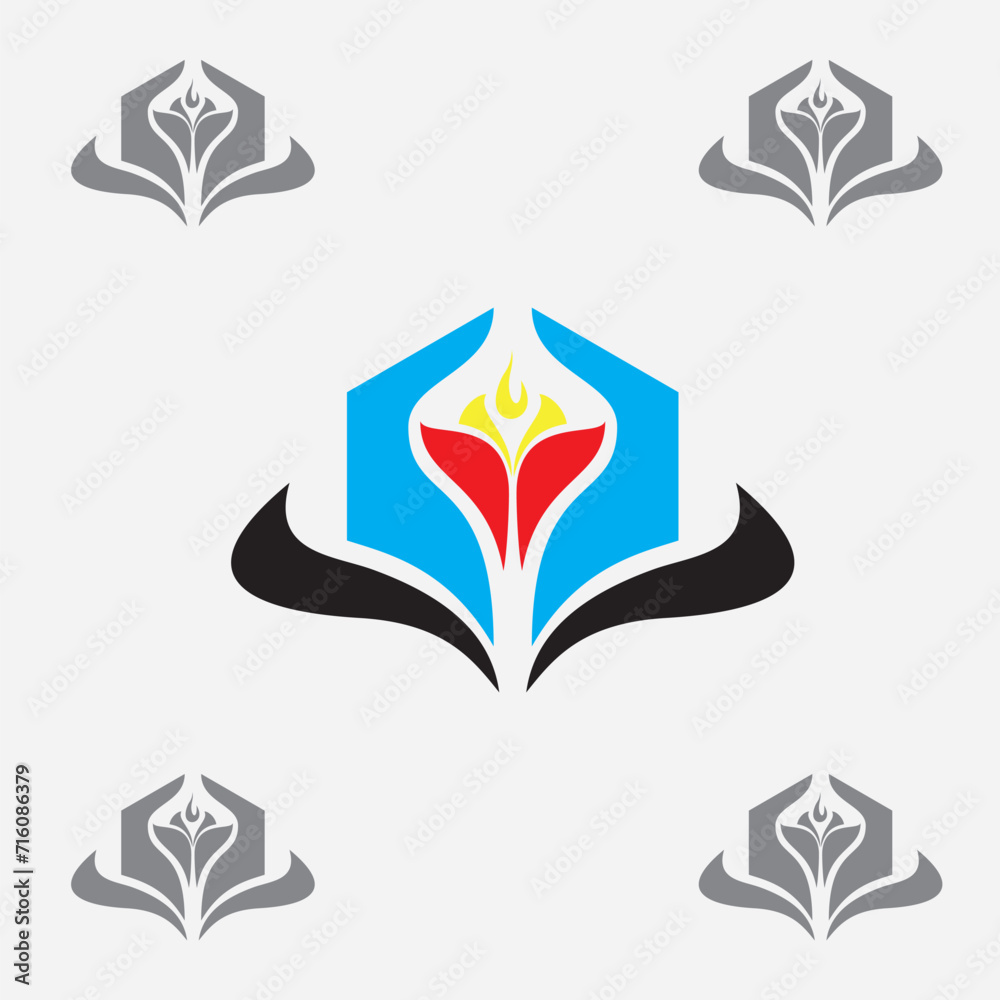 Tulip shaped logo, simple and easy Tulip shaped logo, simple and easy