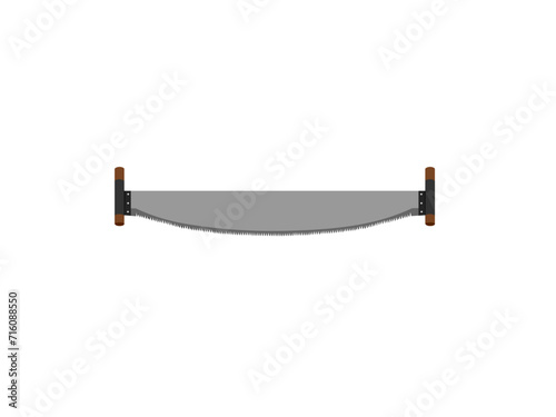 Saw on a white background.