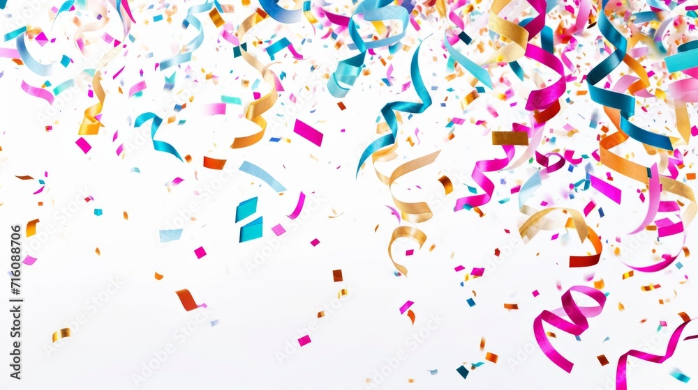 confetti ribbon Celebration party backgrounds confetti ribbon Celebration party backgrounds