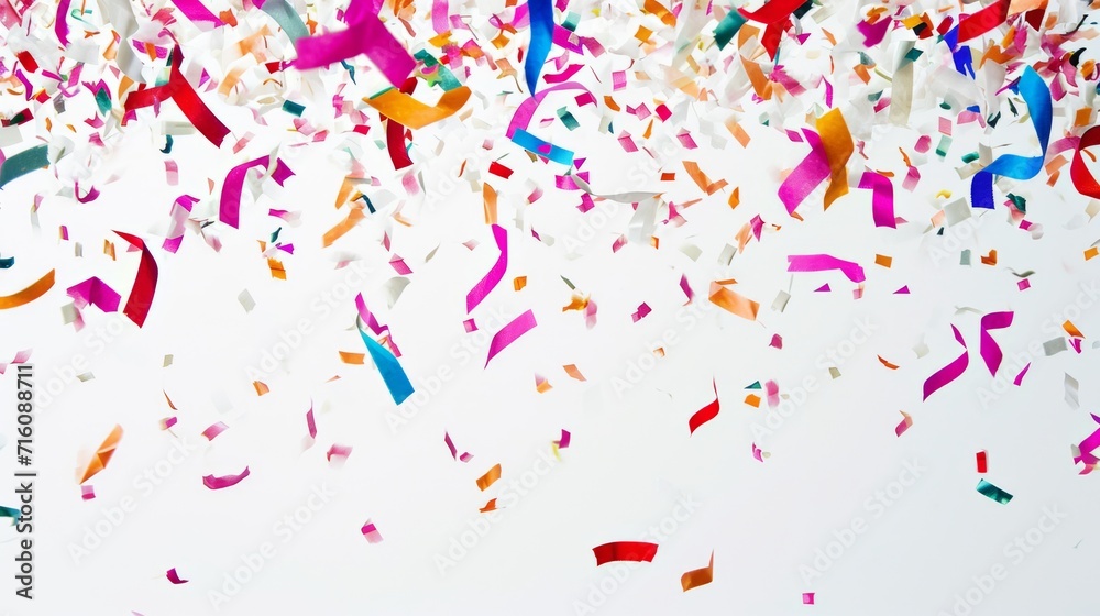 Obraz premium confetti ribbon Celebration party backgrounds