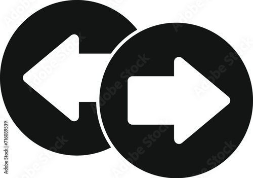 Choice report icon simple vector. Sign object. Report grid box