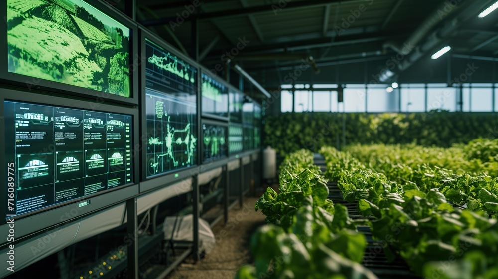 Farm Control Center Utilizing AI Systems for Operations Management