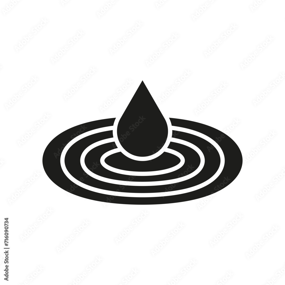 Water drop icon. Moisture icon. Vector illustration. EPS 10. Water drop icon. Moisture icon. Vector illustration. EPS 10.