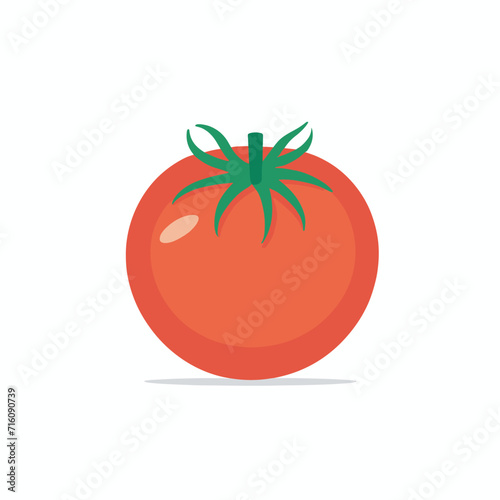 Red tomato illustration vector design