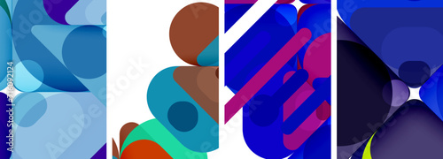 Geometric elements abstract backgrounds for wallpaper, business card, cover, poster, banner, brochure, header, website