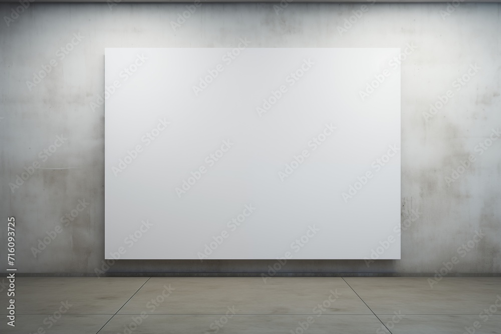empty white board on wall empty white board on wall