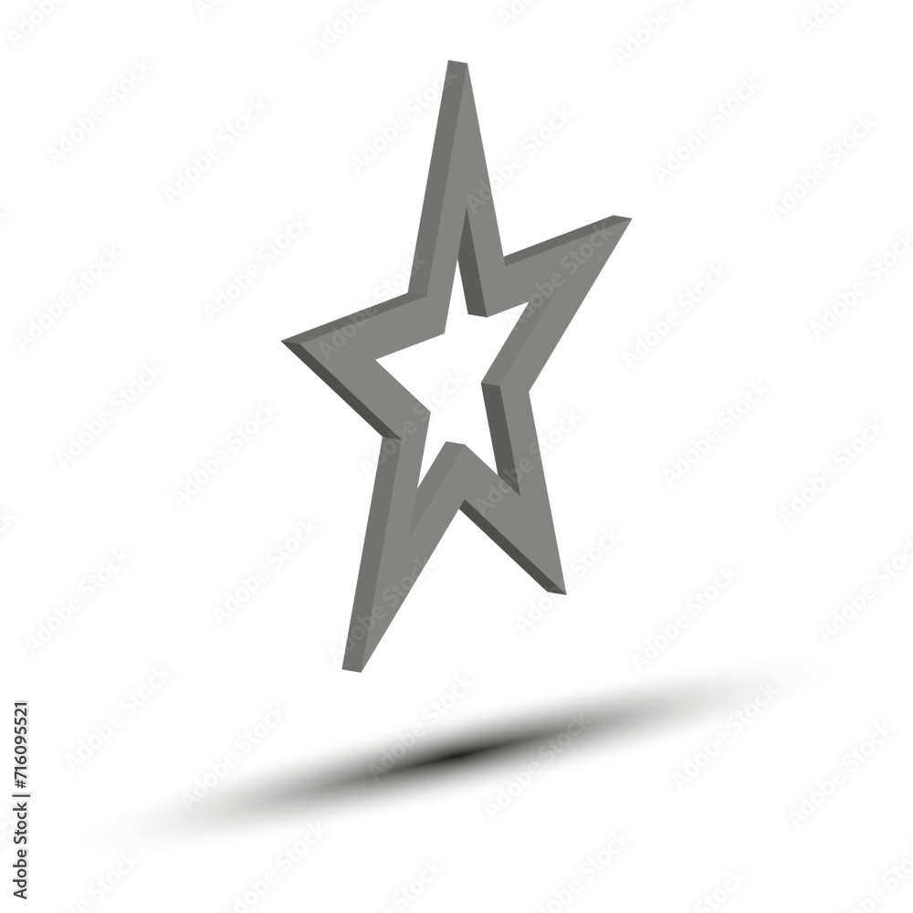 Star shape icon. Vector illustration. EPS 10. Star shape icon. Vector illustration. EPS 10.