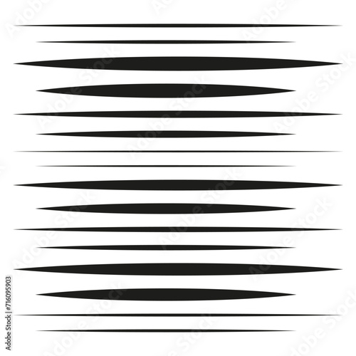 Horizontal straight, parallel lines. Vector illustration. EPS 10. photo