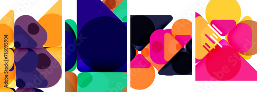 Geometric elements abstract backgrounds for wallpaper, business card, cover, poster, banner, brochure, header, website
